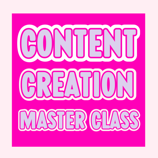 Content Creation Masterclass
